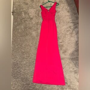 NWOT: Hot pink/magenta Maxi gown/dress